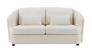 Mariko - 3 Piece Living Room Set Sofa Loveseat Chair - Beige