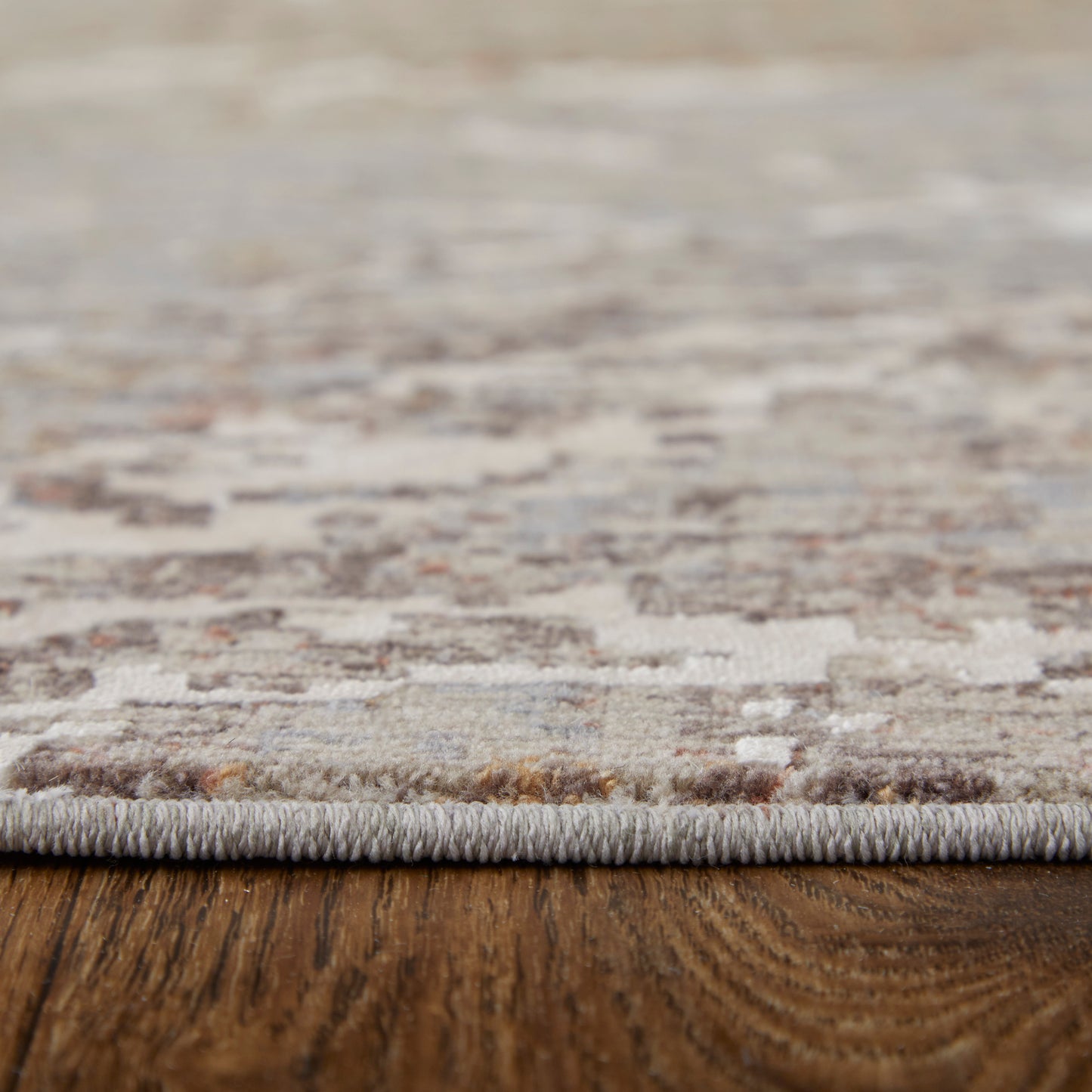 Pryor Modern Abstract, Taupe/Brown/White