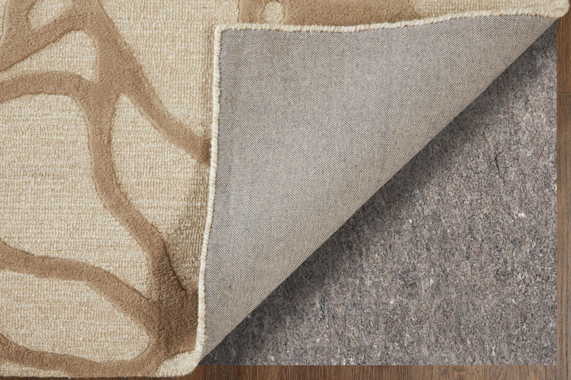 Kimball Transitional Abstract, Ivory/Brown/Tan