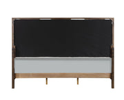 Carena - 5 Piece Bedroom Set (Eastern King Dresser Chest Mirror Nightstand) - Brown / Light Gray / White