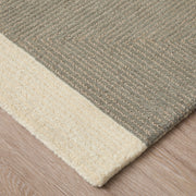 Maguire Transitional Abstract, Taupe/Black
