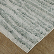 Atwell Transitional Abstract, Gray/Green/Ivory