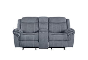 Zubaida - Two Tone 3 Piece Recliner Living Room Set