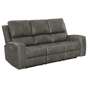 Boyce Charcoal 2-piece Triple Power Reclining Sofa Set