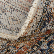 Kaia Transitional Medallion, Tan/Orange/Blue