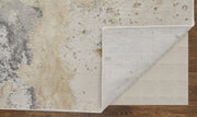 Astra Transitional Abstract, Gray/Gold/Ivory