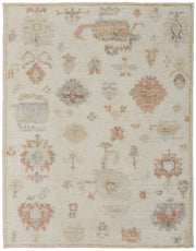 Grafton Transitional Floral & Botanical, Ivory/Orange/Gray