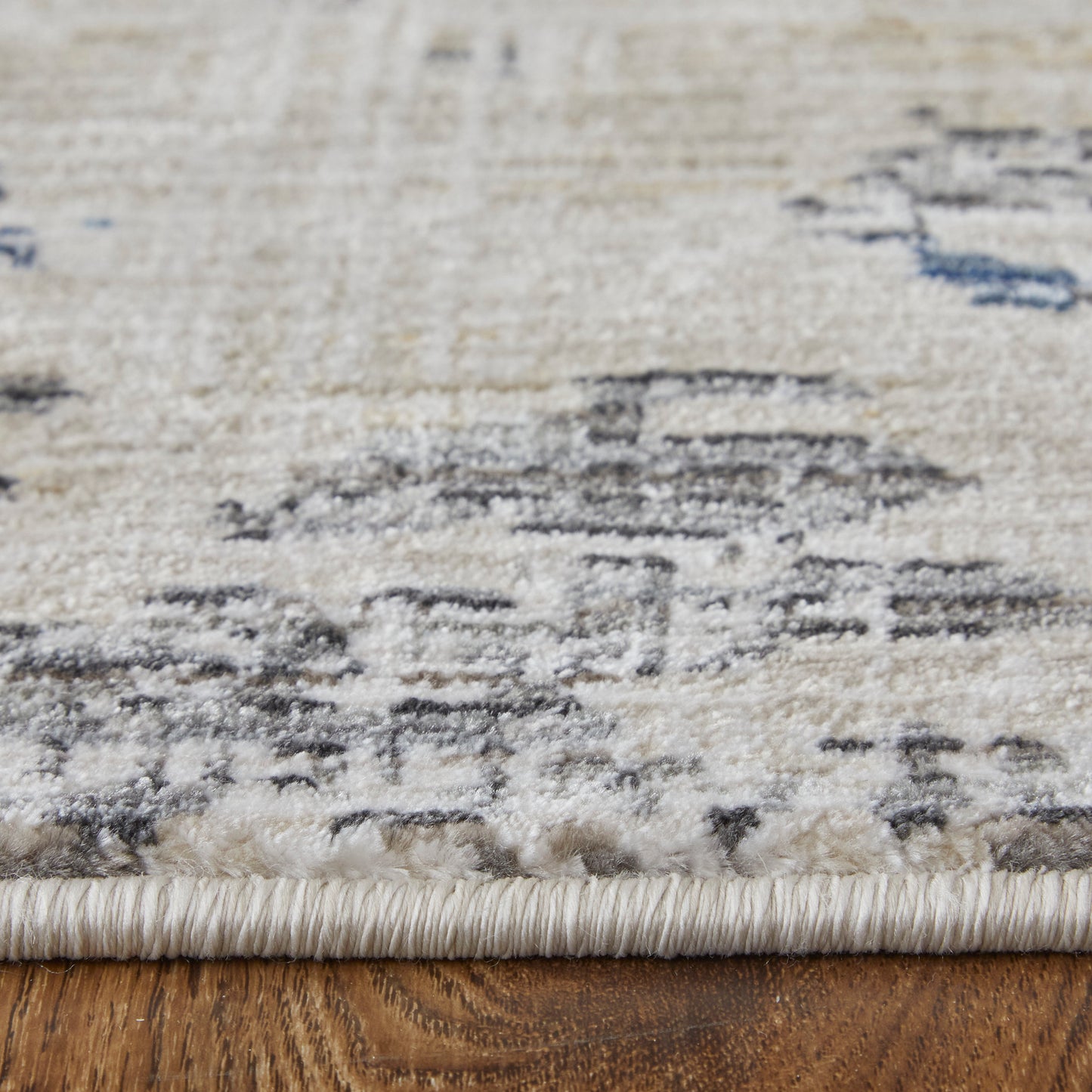 Sonora Modern Abstract, Ivory/Blue/Red