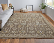 Corbitt Traditional Oriental, Brown/Ivory