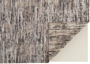 Conroe Modern Abstract, Gray/Blue/Silver
