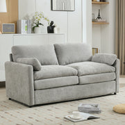 Cozy Upholstered Cushion Loveseat Sofa For Living Room