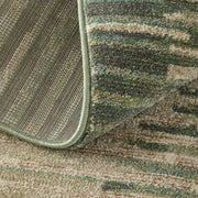 Eden Modern Abstract, Green/Ivory/Brown