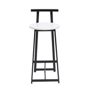 Modern Bar Stools With Backrest For Kitchen (Set of 3)