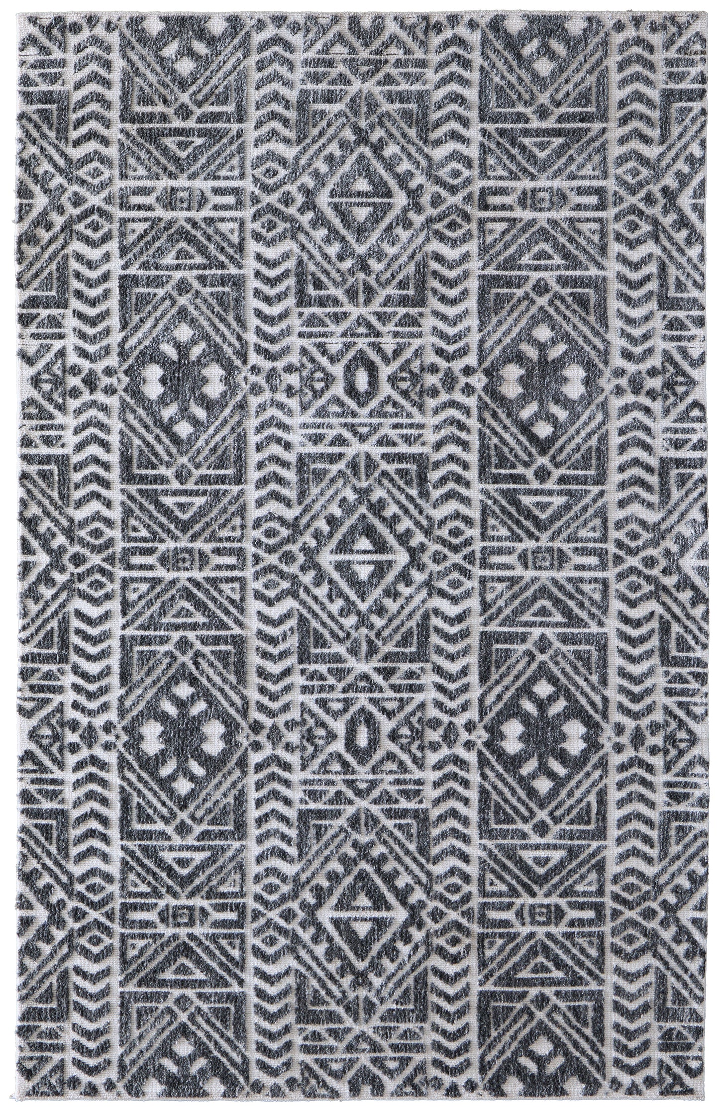 Colton Modern Southwestern, Gray/Black/Ivory