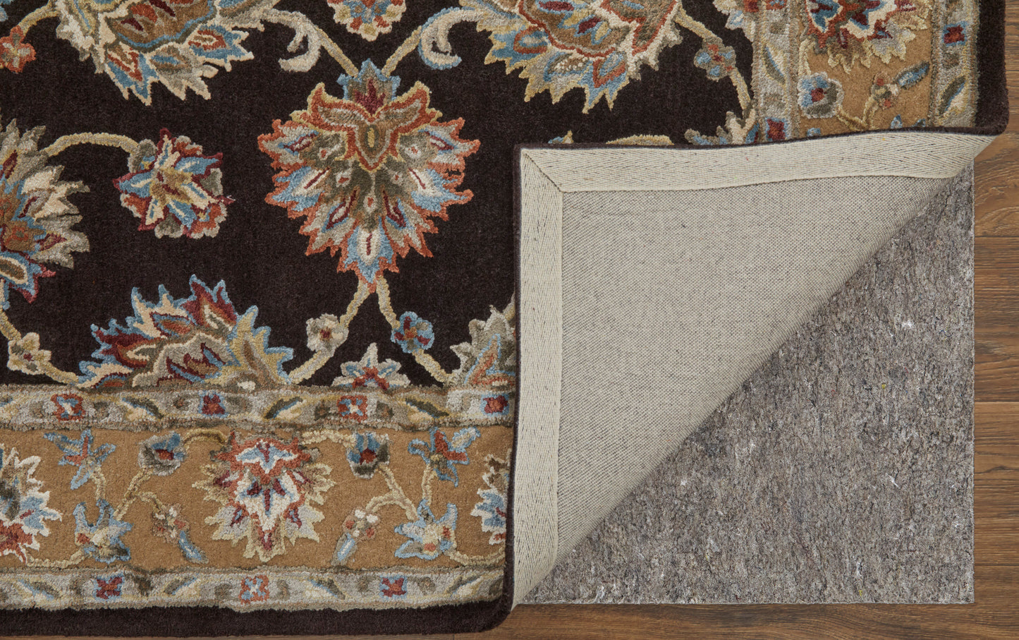 Prescott Traditional Floral & Botanical, Brown/Tan/Orange
