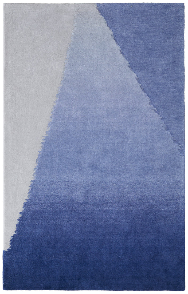 Katya Modern Geometric, Blue/Gray