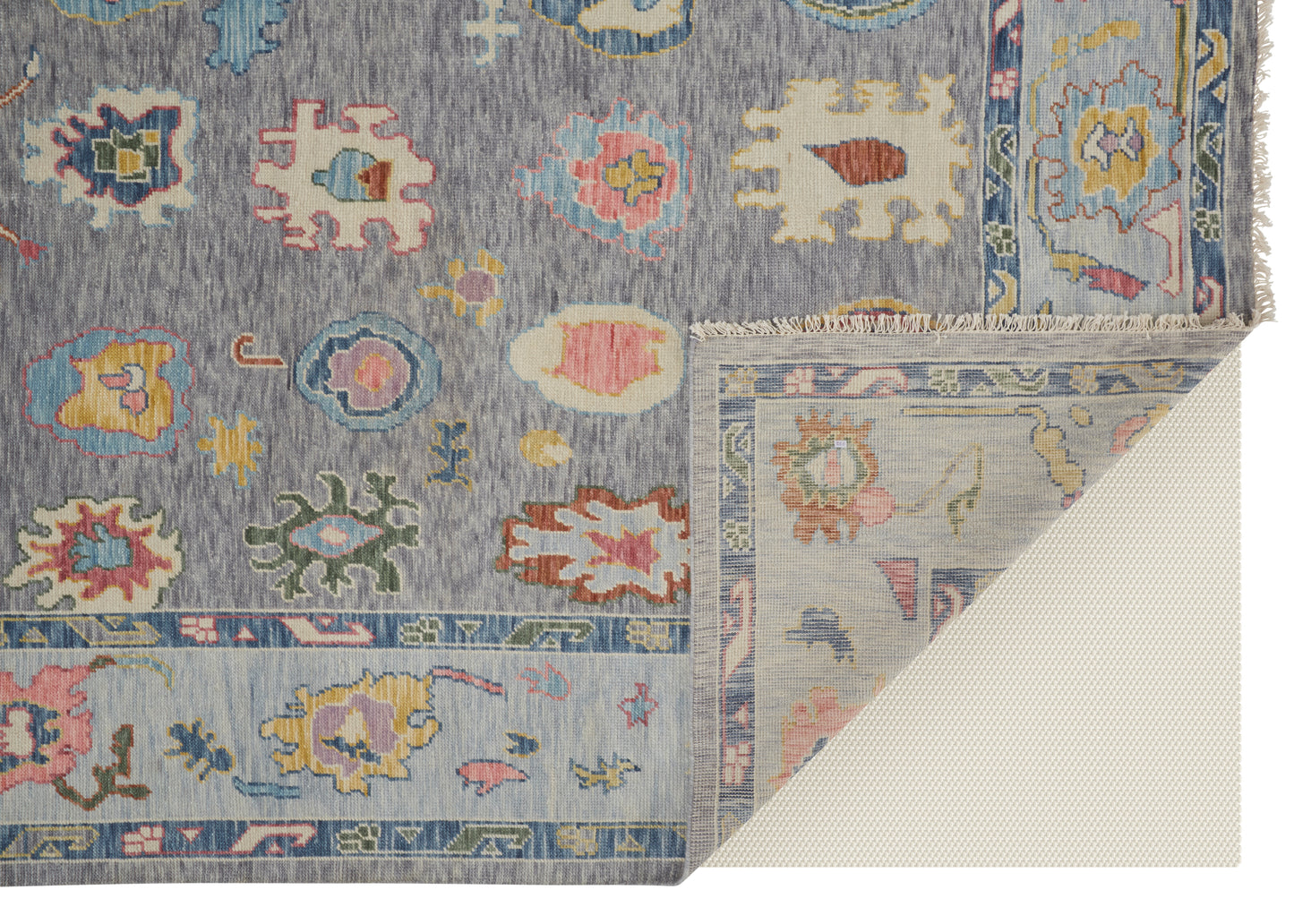 Karina Traditional Persian, Blue/Gray/Red
