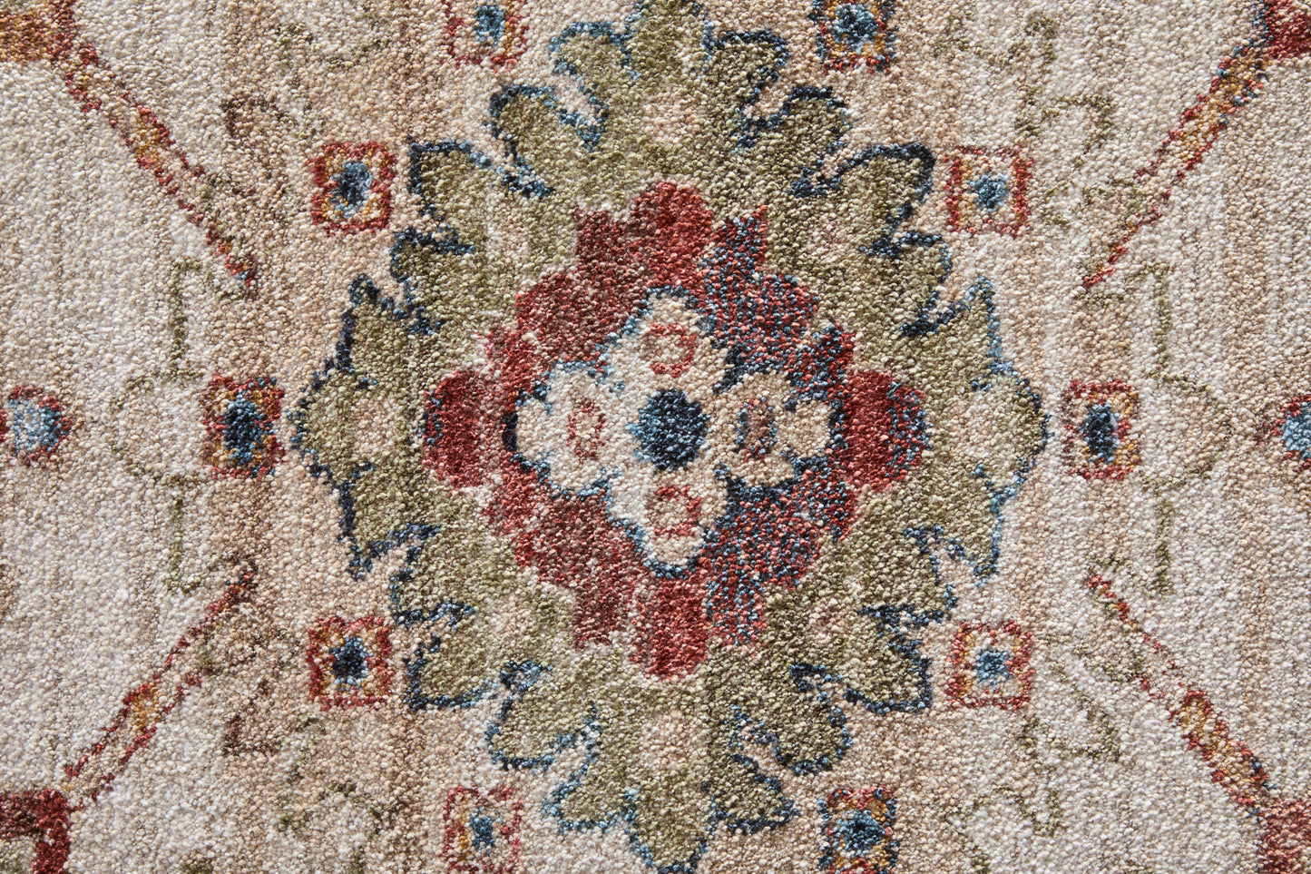 Pearson Traditional Oriental, Ivory/Green/Red