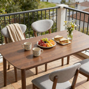 (Old SKU:T3971S00214)Stable Dining Table Set,Compact Kitchen Table and Chairs,Modern Style 5-piece Dining Table Set