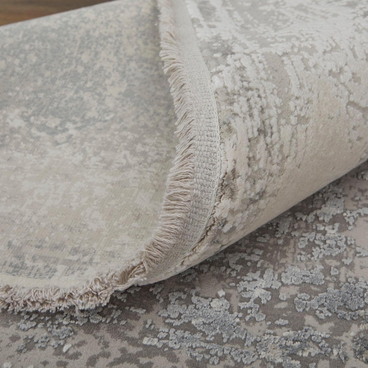 Cadiz Modern Abstract, Taupe/Gray/Silver