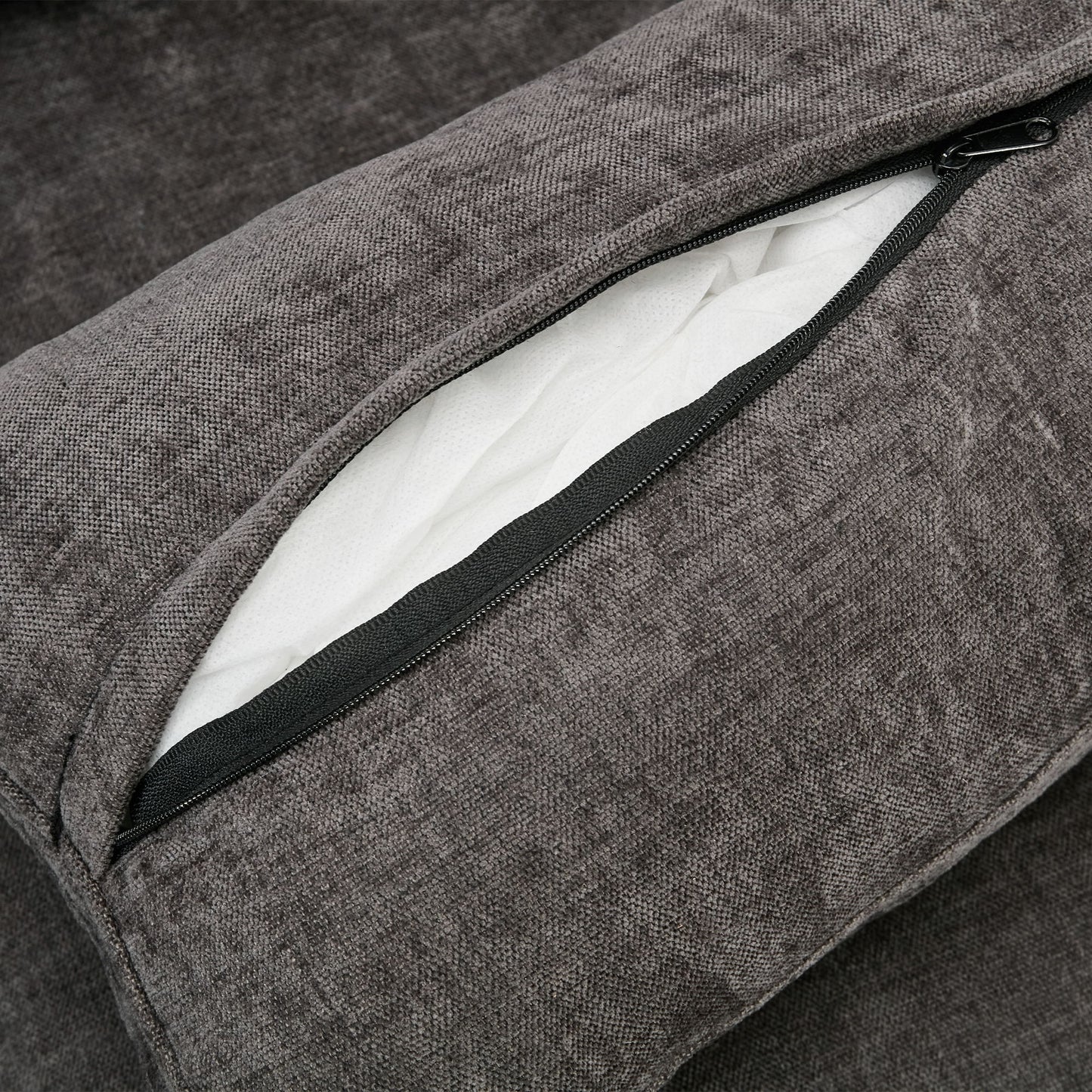 Cozy Upholstered Cushion Loveseat Sofa For Living Room