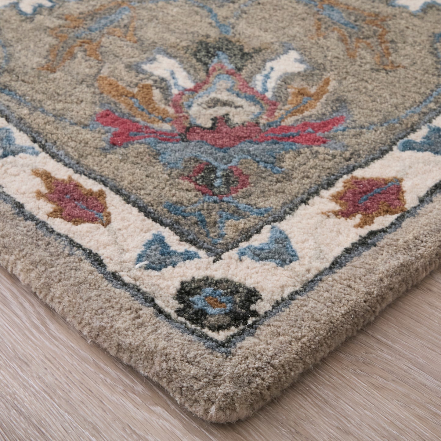 Rylan Transitional Oriental, Ivory/Taupe/Blue