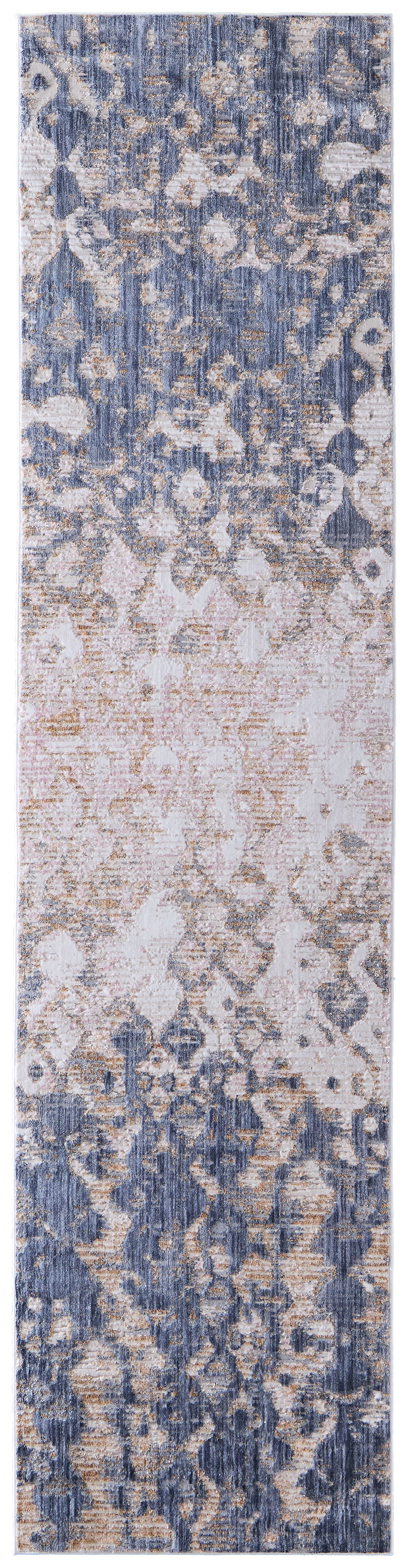 Laina Transitional Gradient & Ombre, Tan/Ivory/Blue