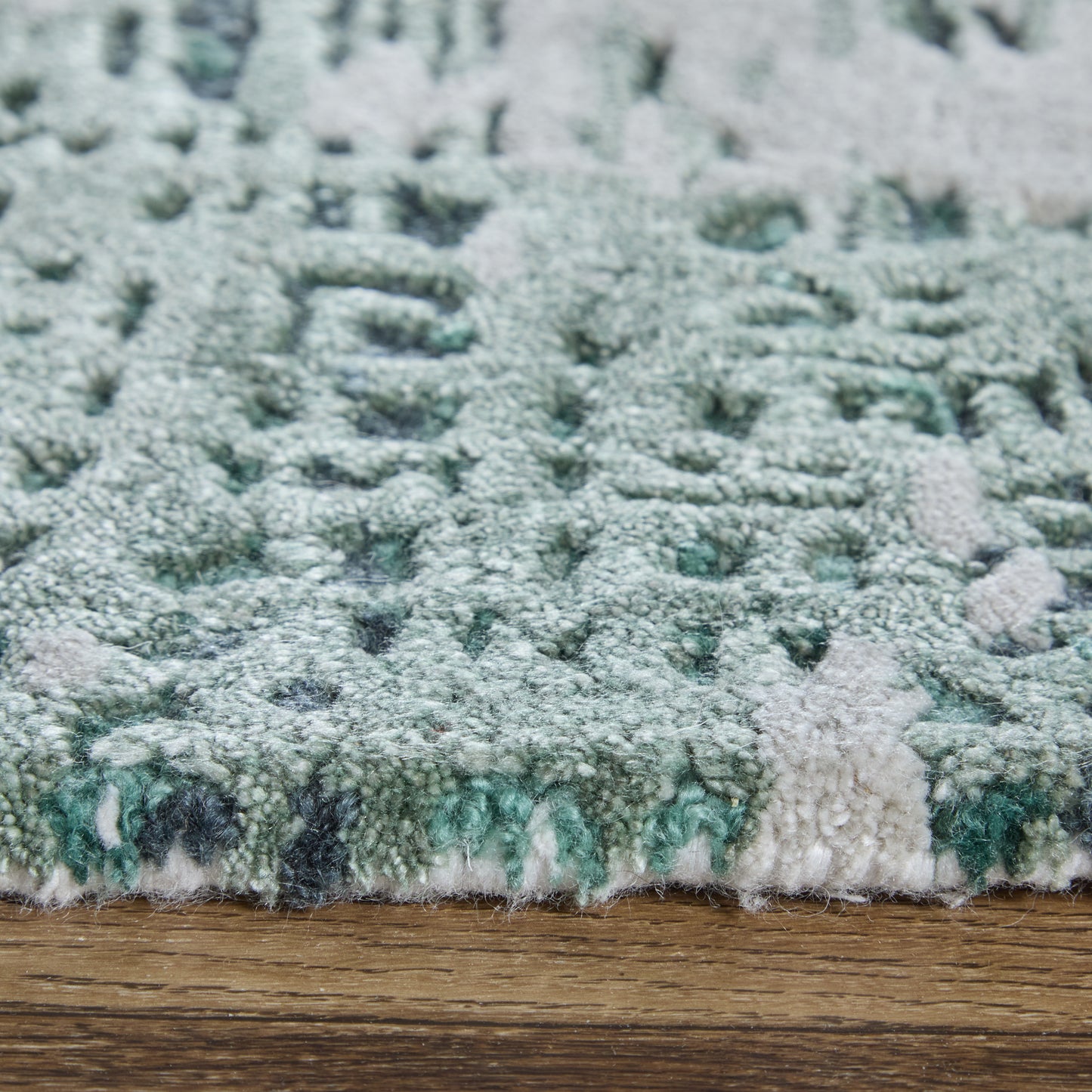 Zarah Modern Abstract, Green/White