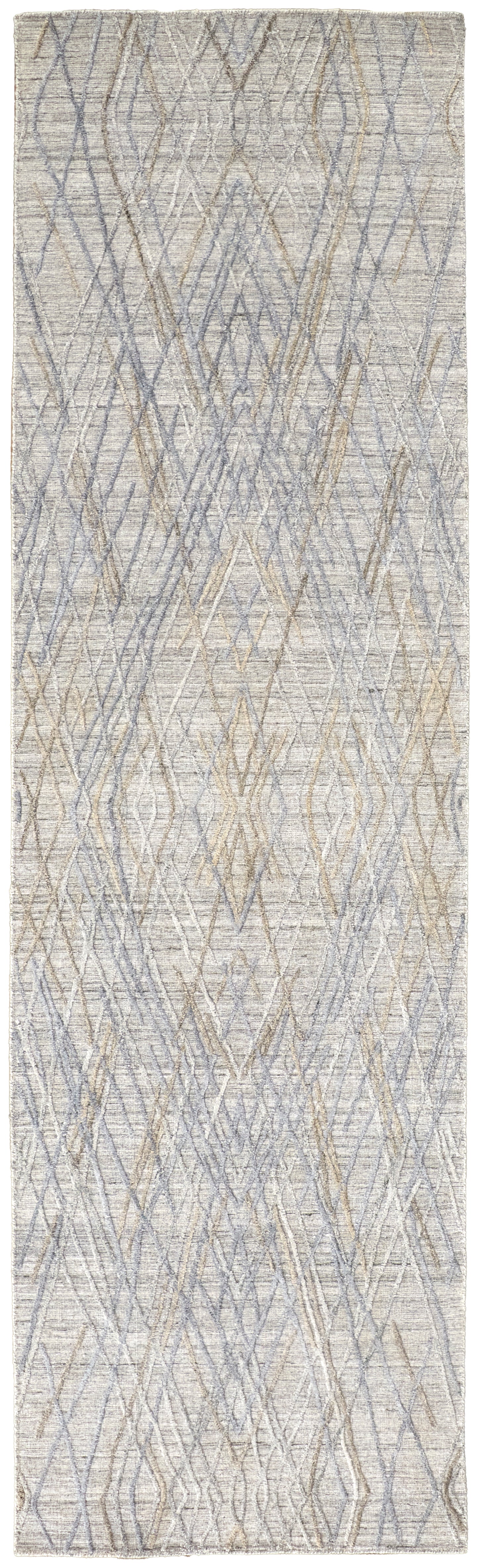 Elias Modern Abstract, Gray/Blue