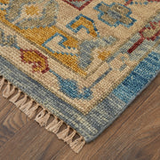 Fillmore Traditional Geometric, Blue/Yellow/Red