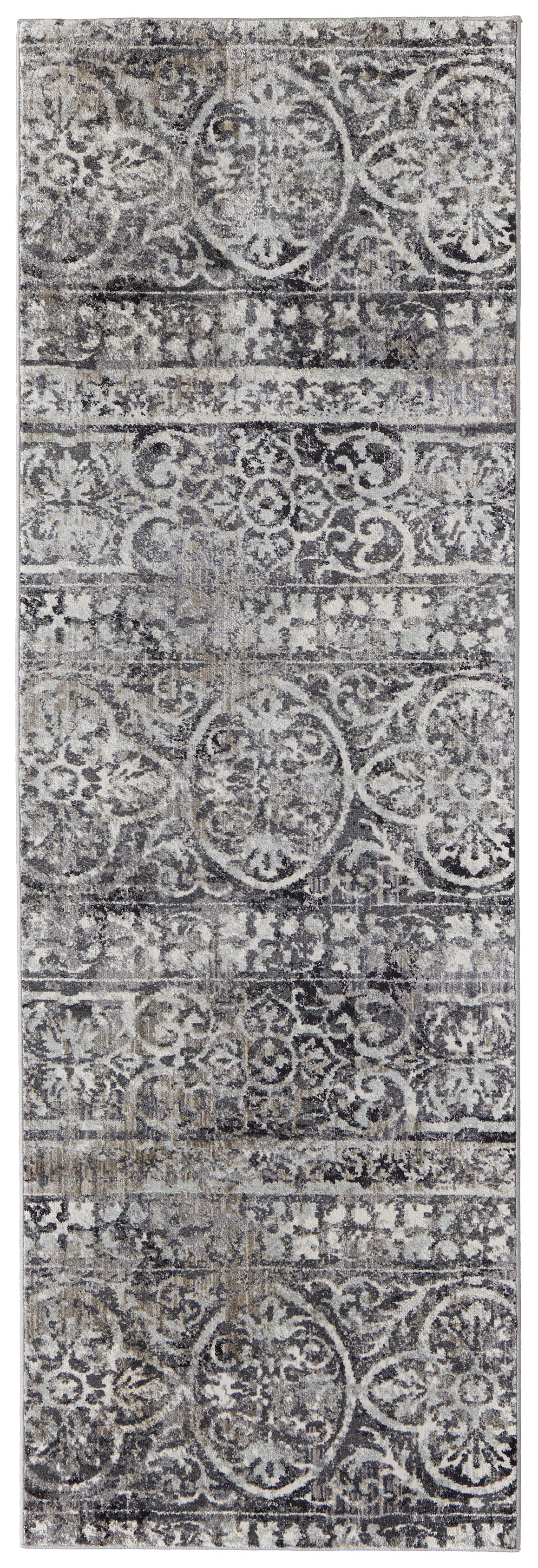 Kano Transitional Distressed, Gray/Ivory/Taupe