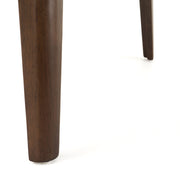Mid-Century Modern 5-Piece Dining Set with Rubberwood Frame, Ergonomic Chairs in Walnut and Charcoal Finish