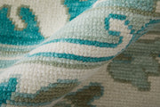 Karina Transitional Floral & Botanical, Green/Ivory