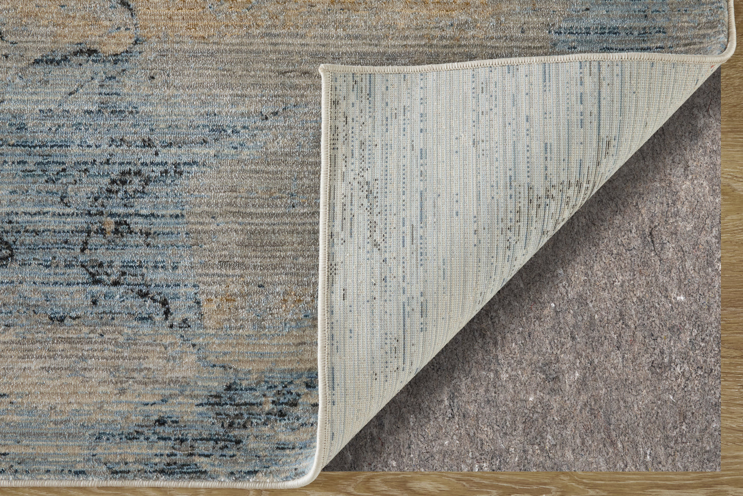 Sonora Modern Abstract, Blue/Ivory/Tan