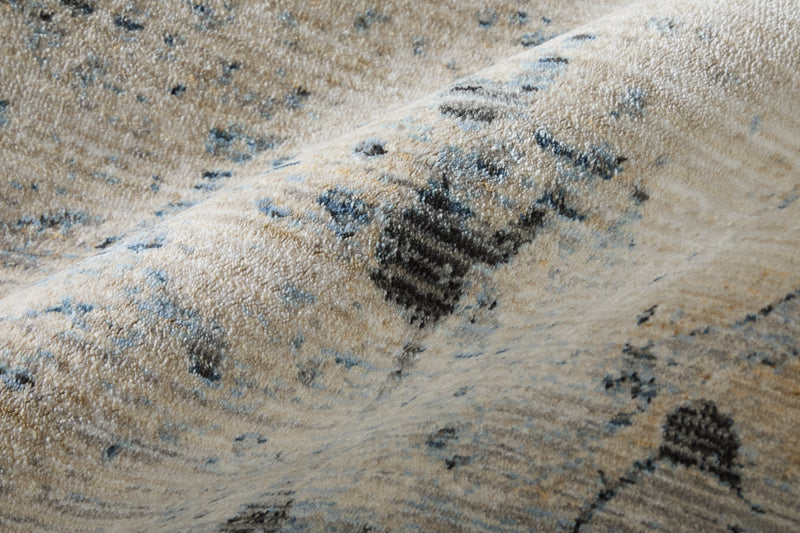 Sonora Modern Abstract, Blue/Ivory/Tan