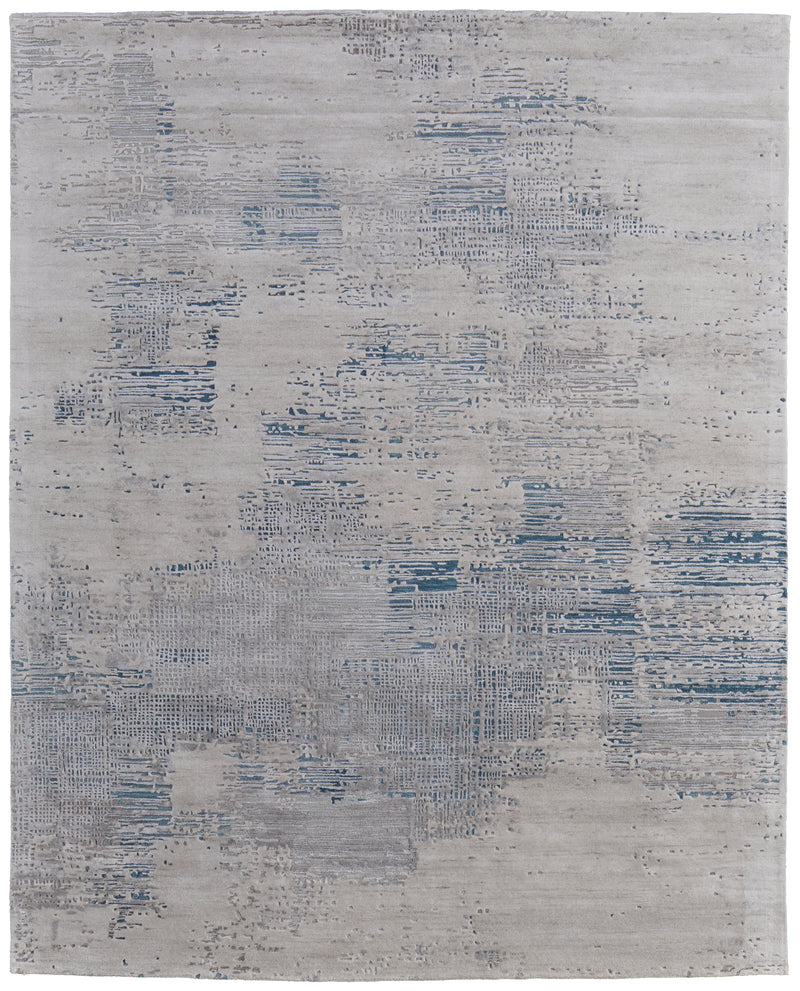 Zarah Modern Abstract, Gray/Taupe/Blue