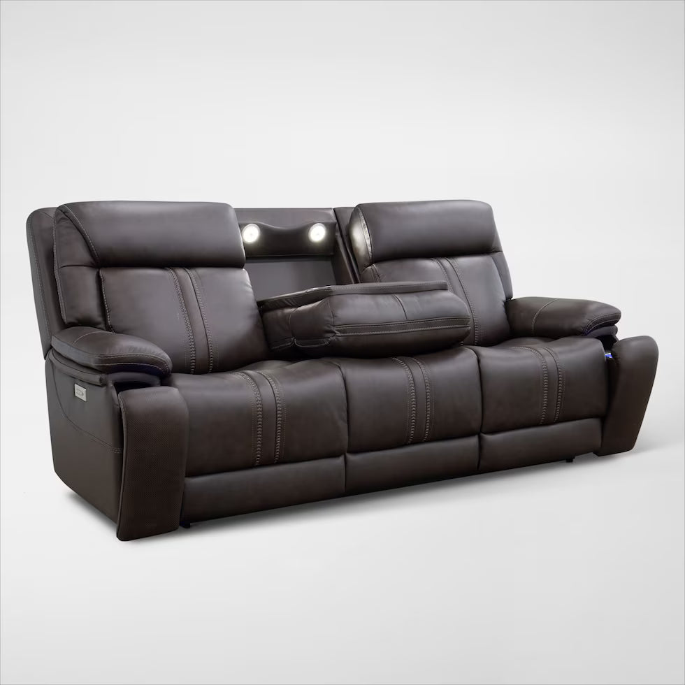 Infinity Triple-Power Reclining Sofa with Modern Sound