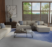 Katya Modern Geometric, Blue/Gray
