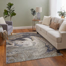 Switch Mandana Modern Abstract, Ivory/Taupe/Blue 2 image