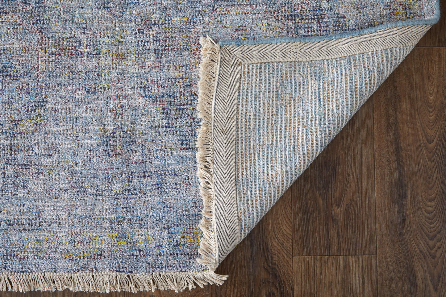 Caldwell Transitional Distressed, Blue/Ivory