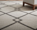 Switch Kimball Transitional Trellis &amp; Lattice, Ivory/Gray/Tan 3 image