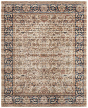 Pearson Traditional Persian, Ivory/Tan/Blue