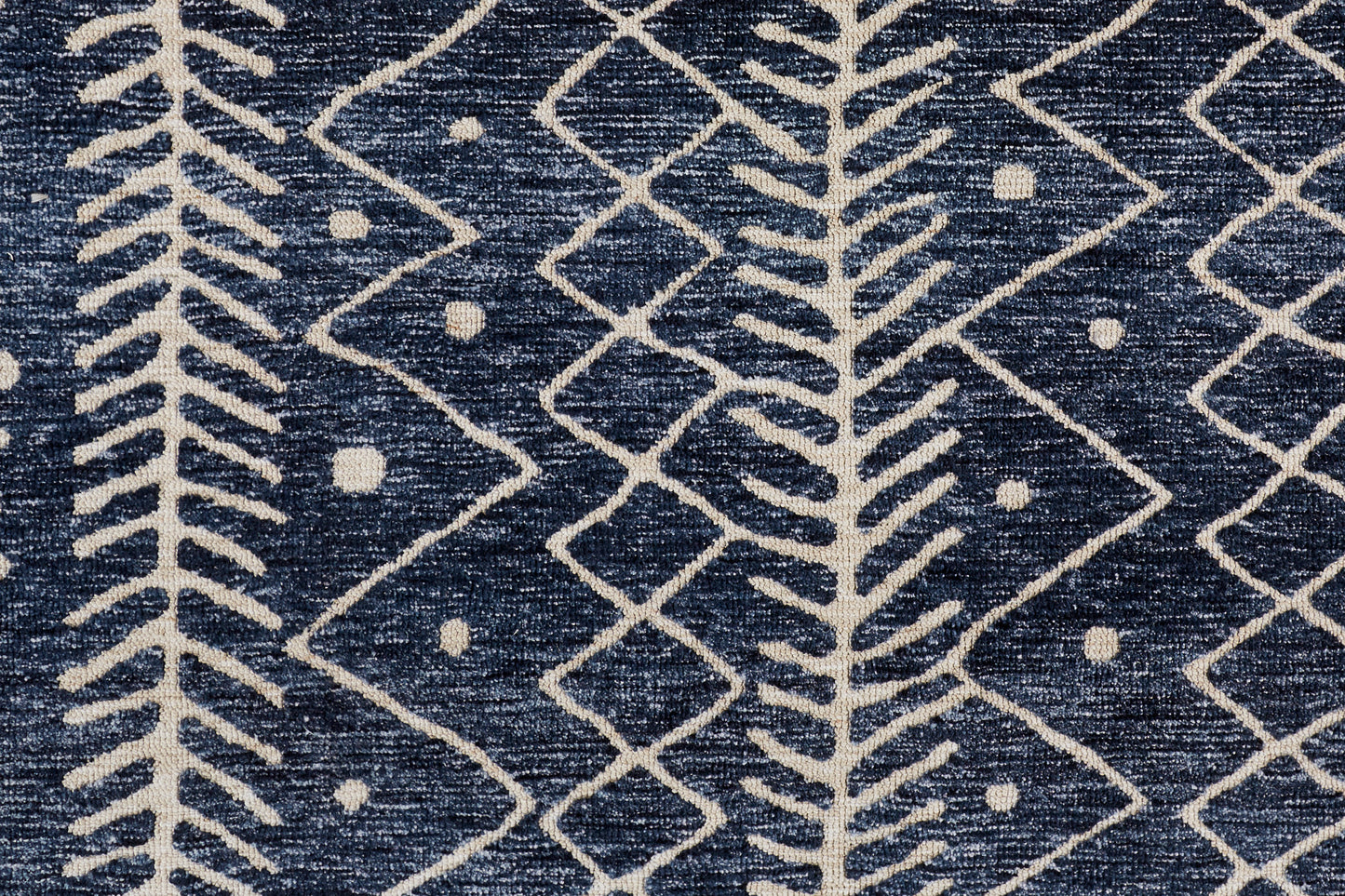 Colton Modern Geometric, Blue/Ivory