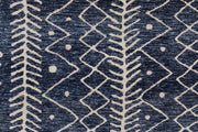 Colton Modern Geometric, Blue/Ivory