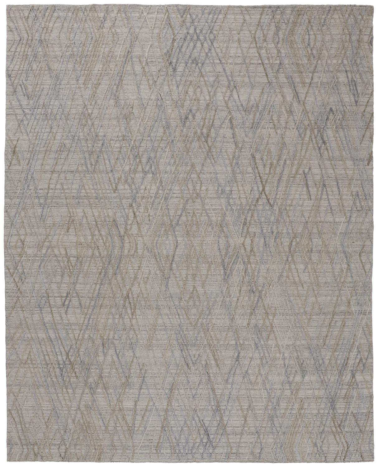 Elias Modern Abstract, Gray/Blue