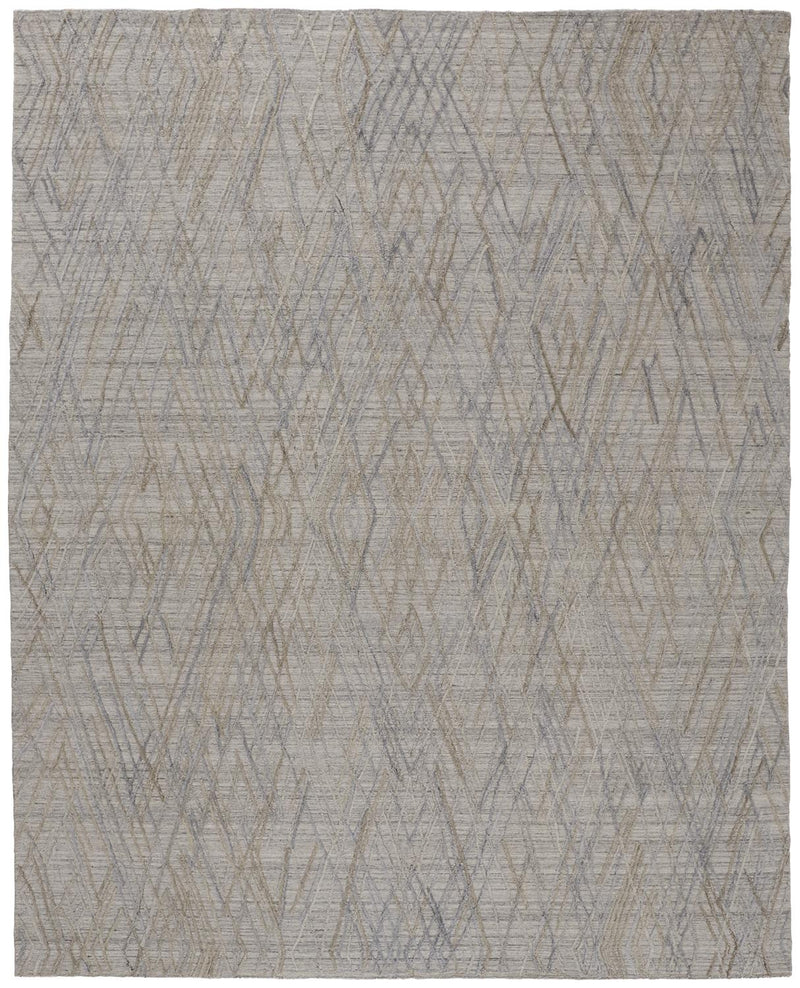Elias Modern Abstract, Gray/Blue