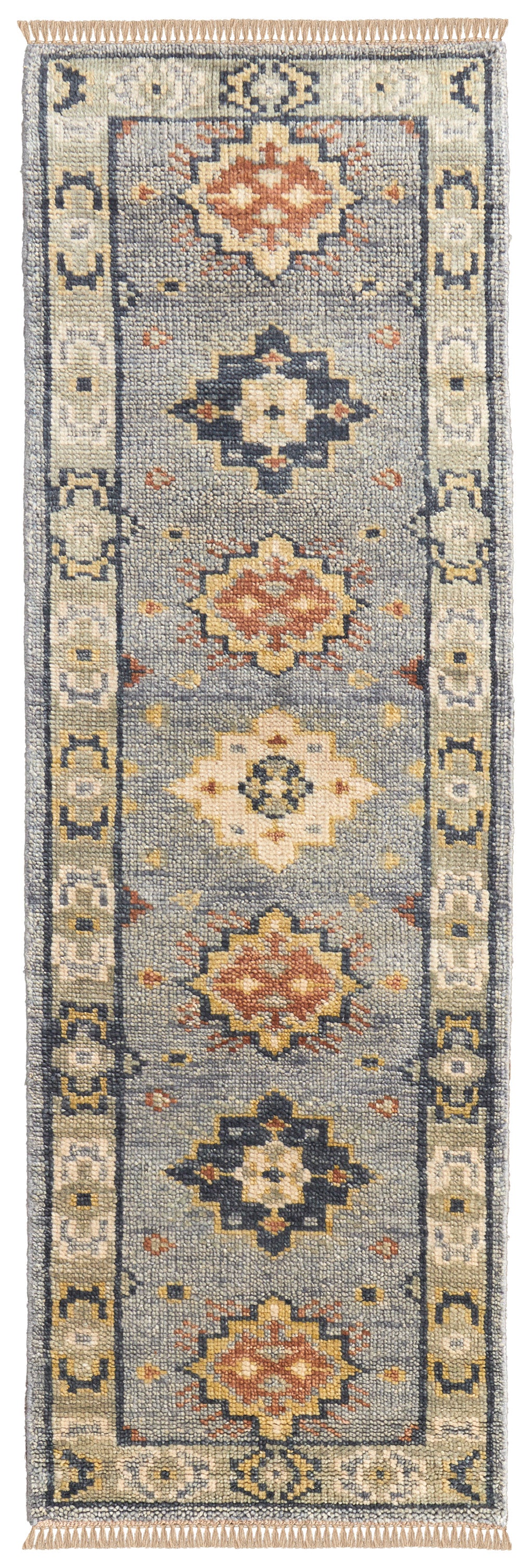 Fillmore Transitional Diamond, Blue/Taupe/Gray