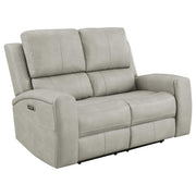 Boyce Grey 2-piece Triple Power Reclining Sofa Set