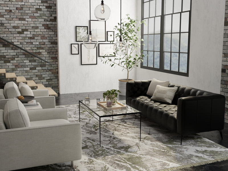 Cadiz Modern Abstract, Gray/Green/Taupe