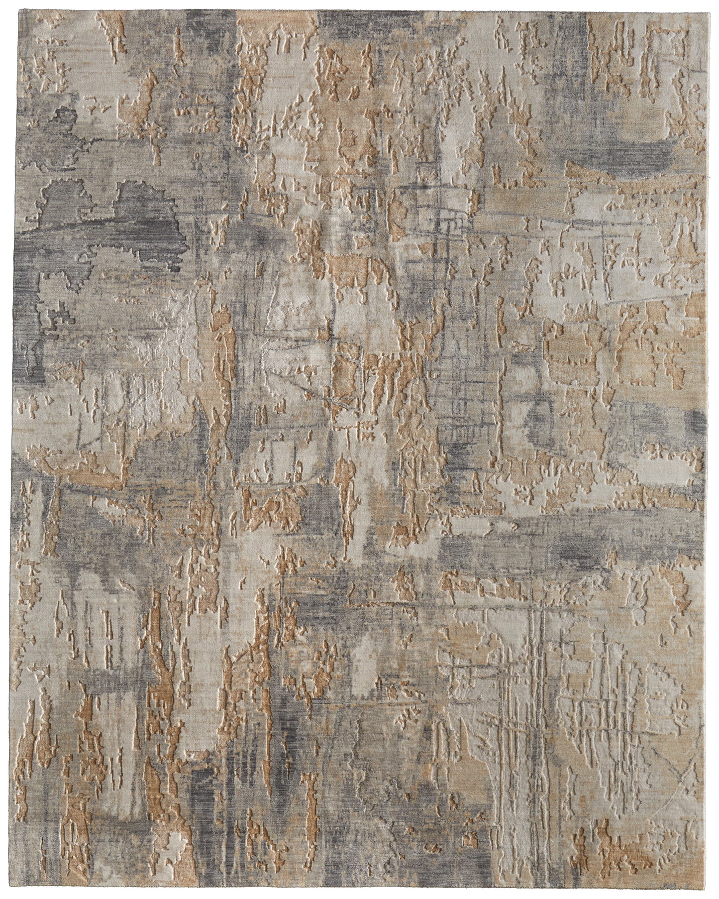 Jaxson Modern Abstract, Gray/Tan/Ivory